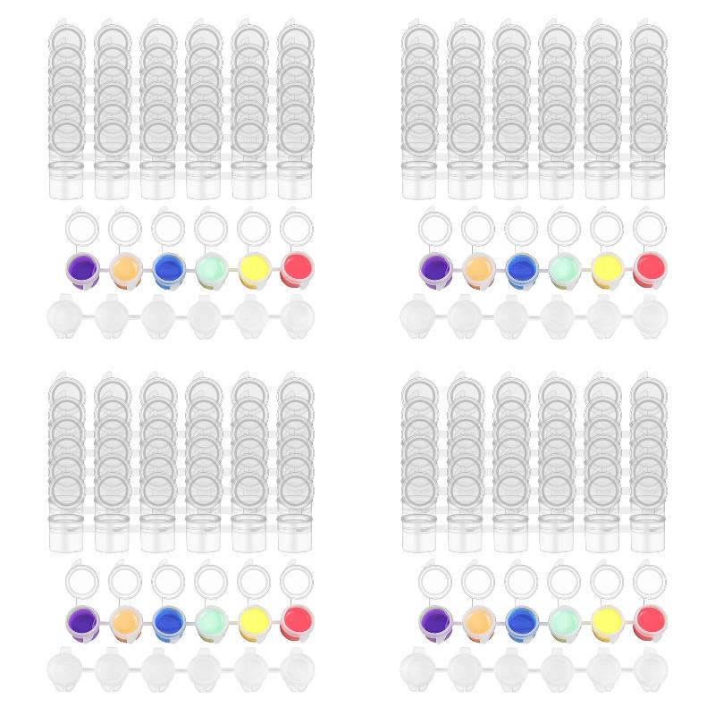 School Of Art X Craft - 4팩 X((8개 스트립/48개 3ml 용기, 빈