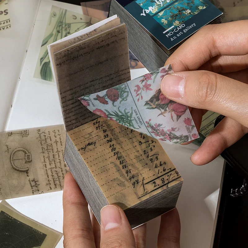 Art Craft Journal - 366pcs 스크랩북 종이 공예 빈티지 스크랩북