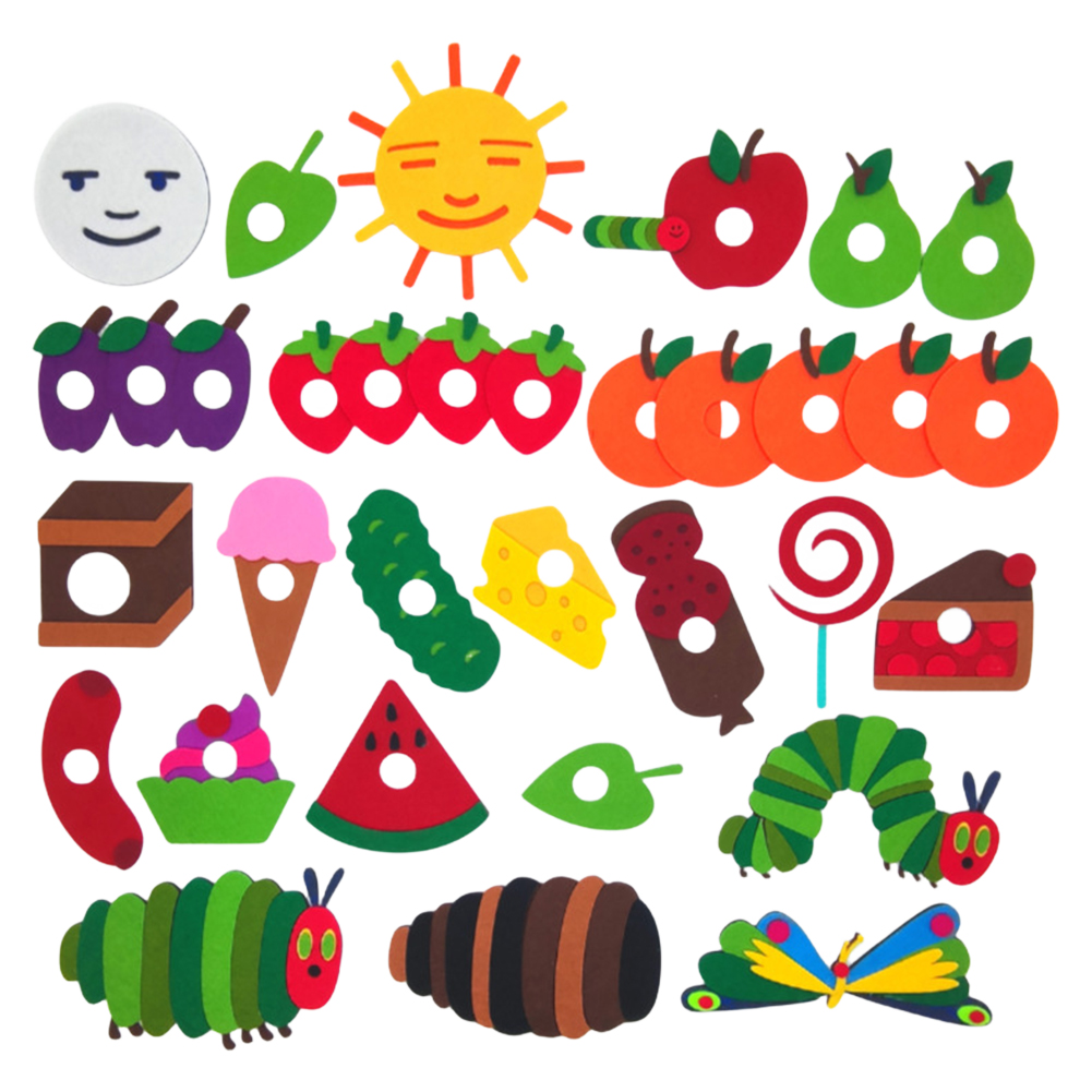 Art Craft For Preschoolers - 배고픈 애벌레 장난감 영어 그림책 교구