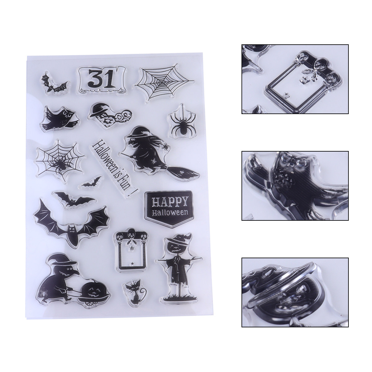 Art Craft Halloween Preschool - 실리콘 스탬퍼 어린이 창의적인 패턴 장식