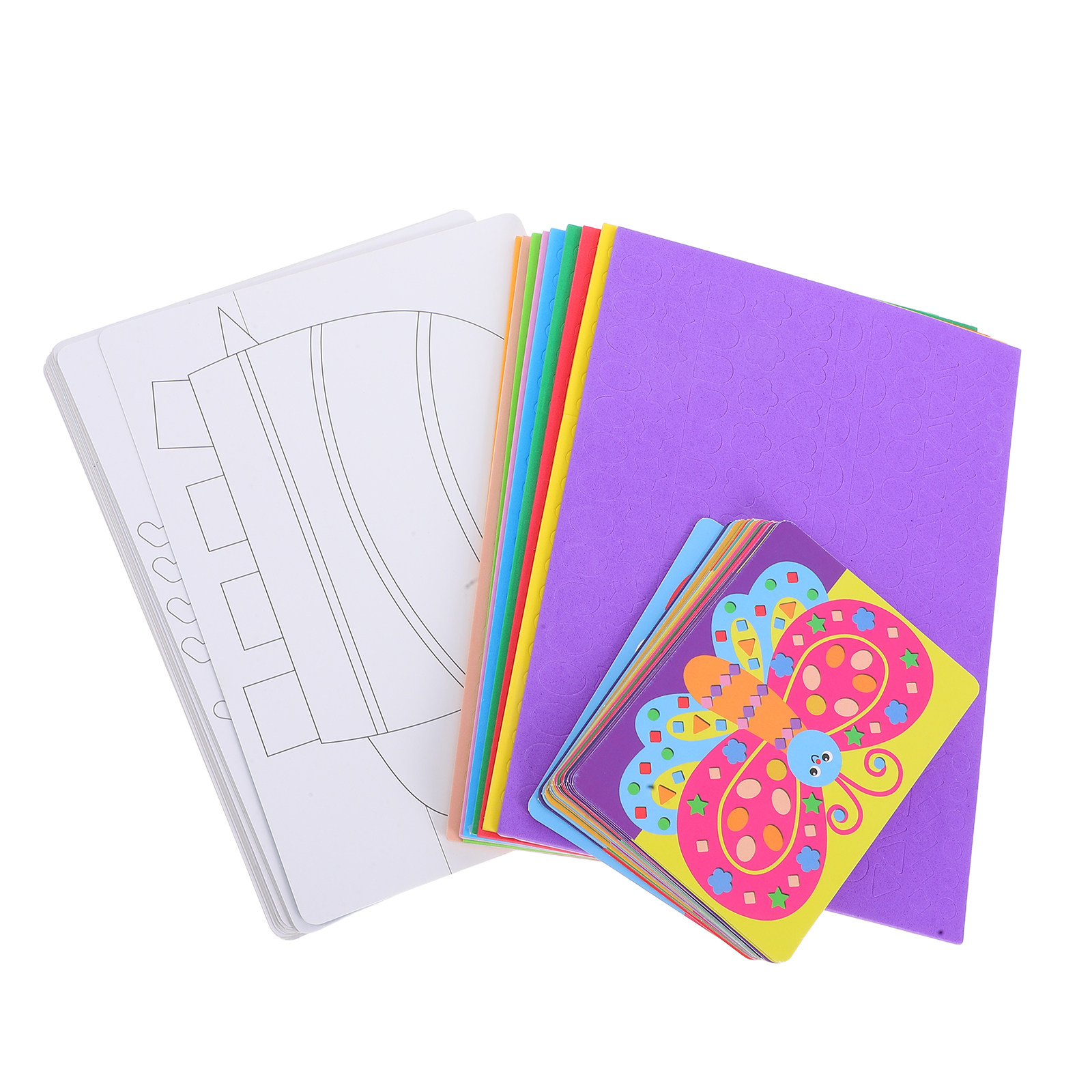 Art Craft Activities For Preschoolers - 1세트 DIY 3D 에바 스티커 키트