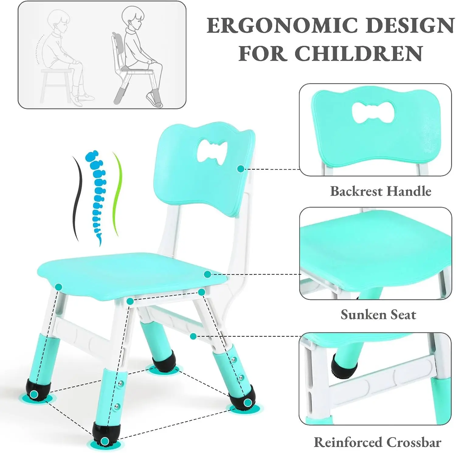 Kids Table and 6 Chairs Set, H - Art Craft For Preschoolers 리뷰 및 가격