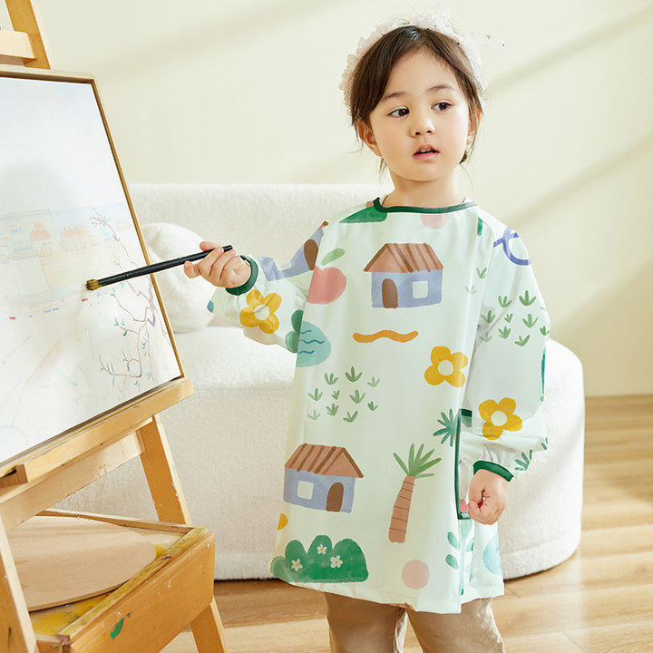 어린이 방수 미술 커버 셔츠 긴 소매 페인팅 앞치마 유 - Art Craft For Preschoolers 리뷰 및 가격