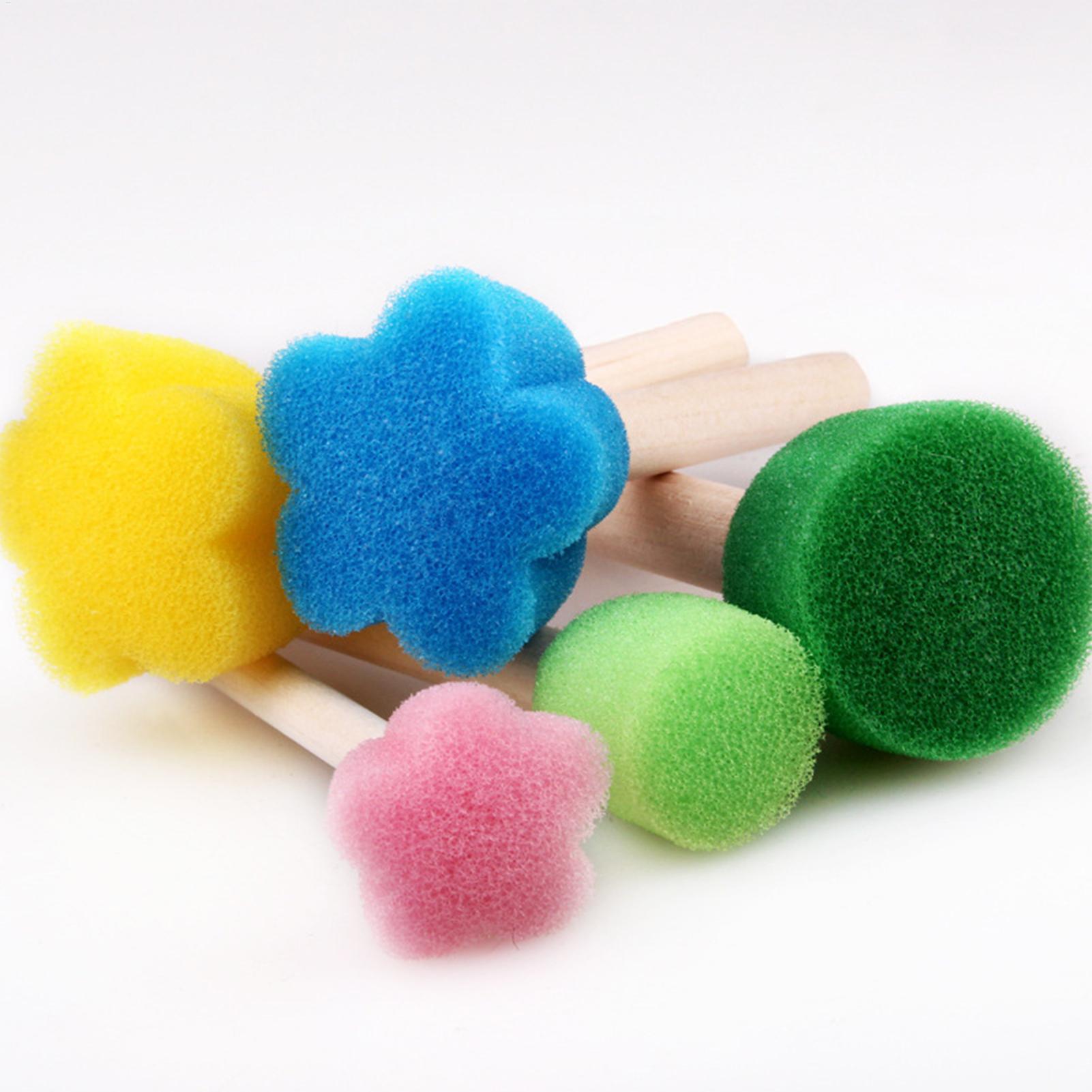 5개 재사용 가능한 어린이 페인트 스펀지, 쉽게 잡을  - Art Craft For Preschoolers 리뷰 및 가격