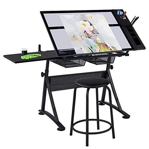 드로잉 테이블, 조절 가능한 테이블 상판이 있는 미술  - Art Crafting 리뷰 및 가격
