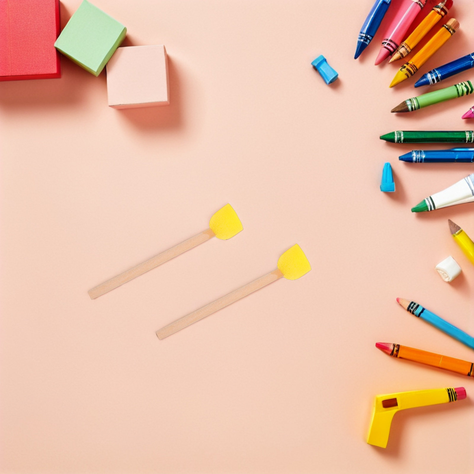 80Pcs 라운드 스폰지 브러쉬 나무 손잡이 재사용 가 - Art Craft For Preschoolers 리뷰 및 가격