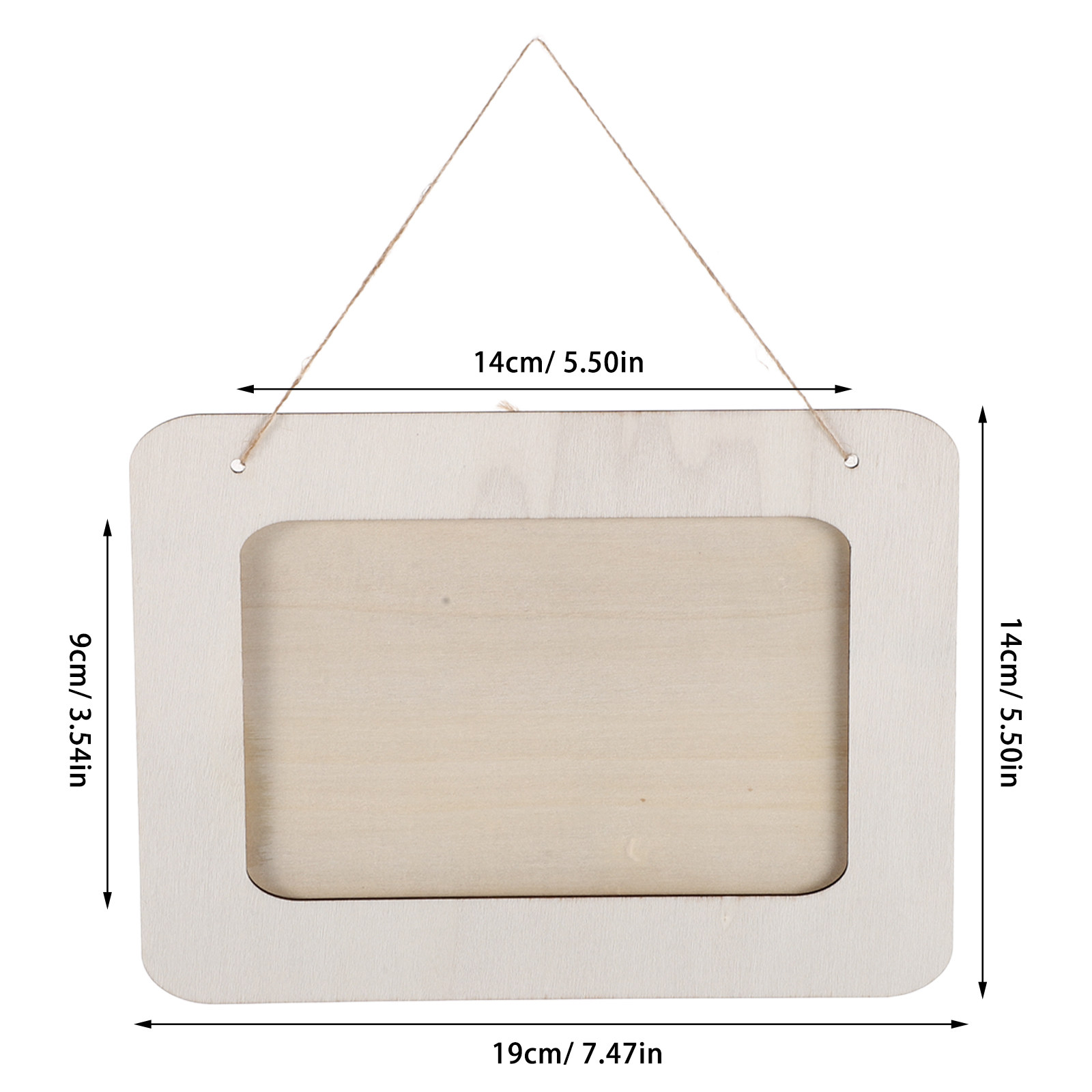 공예용 6Pcs 나무 사진 프레임 미완성 빈 천연 나무 - Art Craft For Preschoolers 리뷰 및 가격