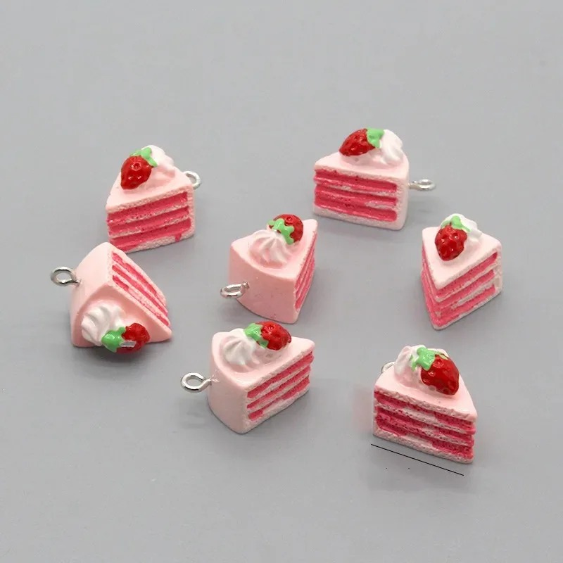 10개/팩 시뮬레이션 3D 딸기 레이어 케이크 레진 펜 - Art Craft Handmade 리뷰 및 가격