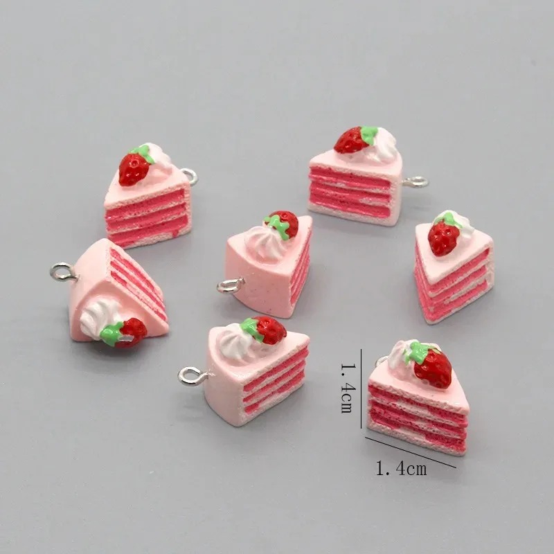 10개/팩 시뮬레이션 3D 딸기 레이어 케이크 레진 펜 - Art Craft Handmade 리뷰 및 가격