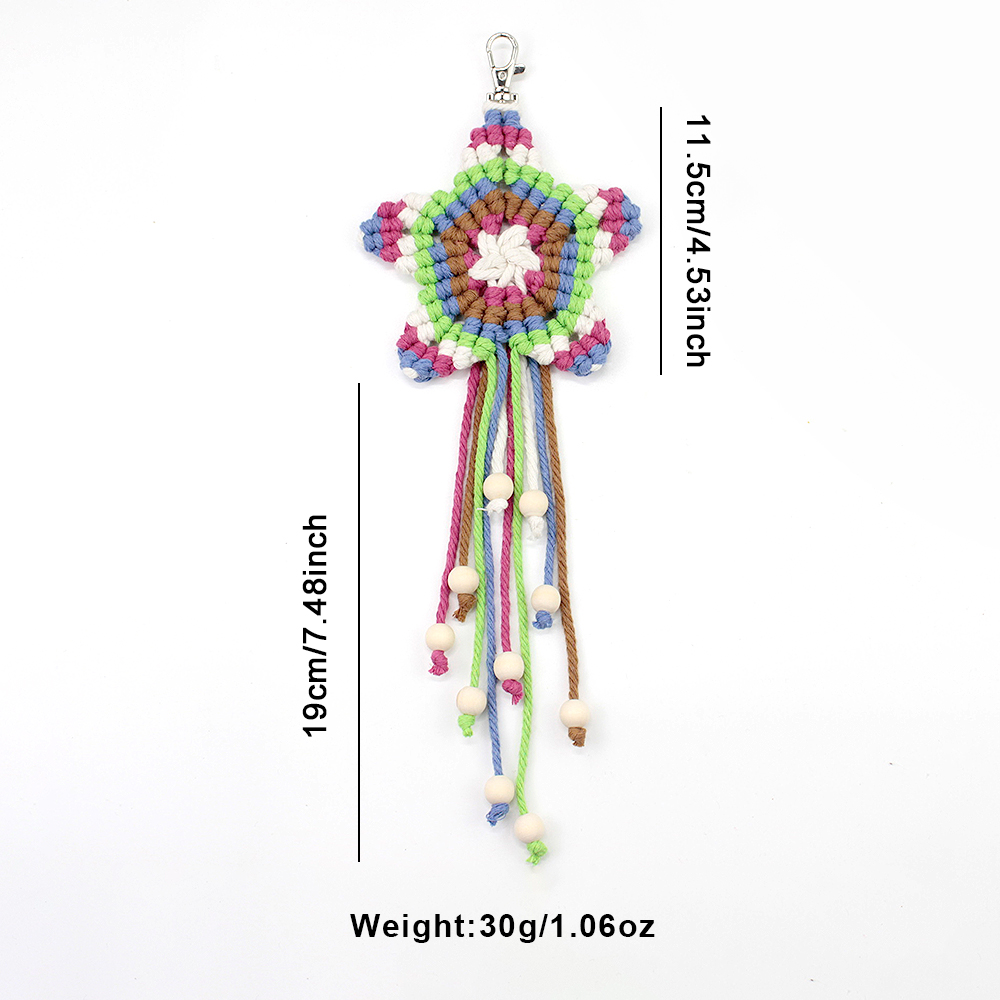 보헤미안 펜타그램 태슬 펜던트 마크라메 DIY 키트 - - Art Crafting 리뷰 및 가격