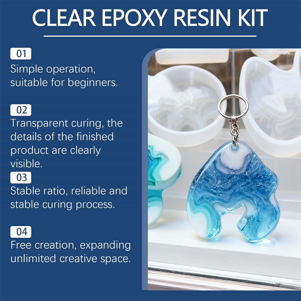 DIY 크리스탈 투명 에폭시 레진 1:1 혼합 비율 캐 - Resin Casting Mold 리뷰 및 가격
