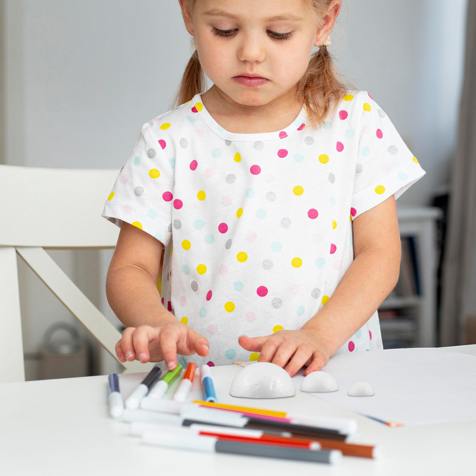 300개 DIY 공예용 폼 반구체, 유치원 미술 그림  - Art Craft For Preschoolers 리뷰 및 가격